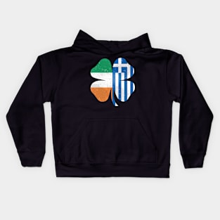 Greek Irish Shamrock Greece Ireland St. Patrick's Day Kids Hoodie